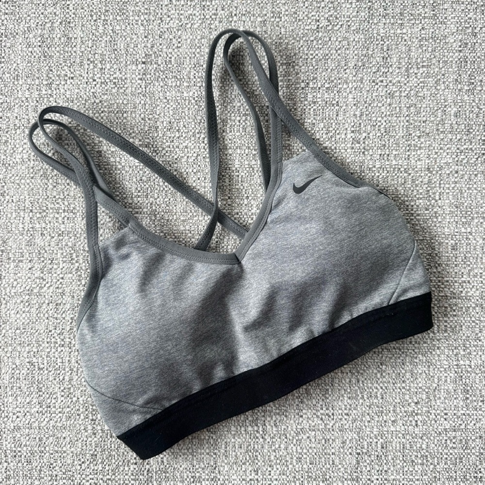 Nike Grey Sports Bra